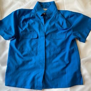 Vintage Royal Blue Button-up